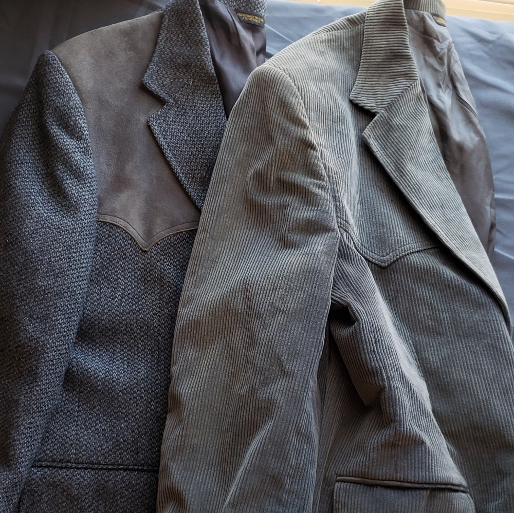 Mens Vtg Levis Western Wear Blazer Sport Coat Lot